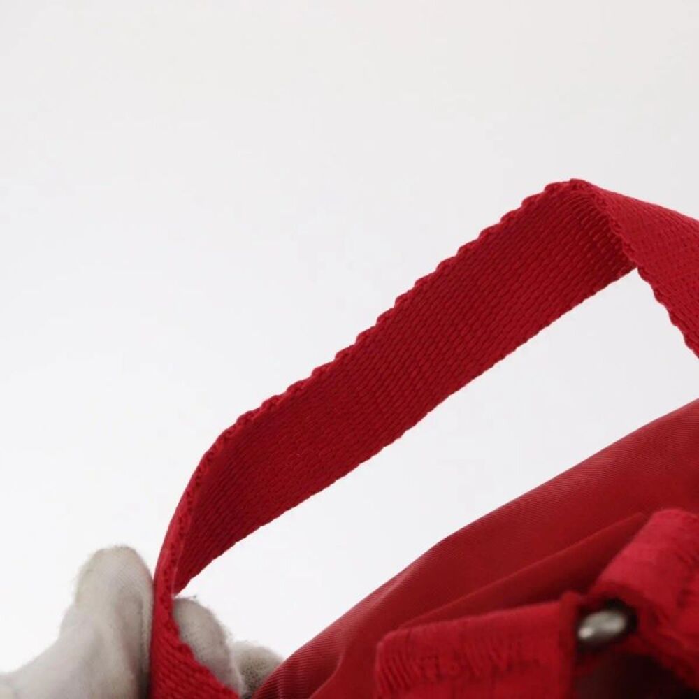Prada Double Front Pocket Backpack Tessuto Red Nylon Backpack Bag - Picture 16 of 16